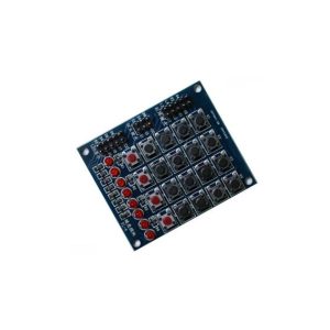 Tastierino Matriciale 4x4 con 8 LED per Smart Car