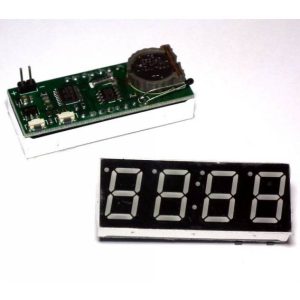 Modulo Orologio RTC Elettronico Digitale DS1302 4bit 0.56 pollici display Rosso per Arduino