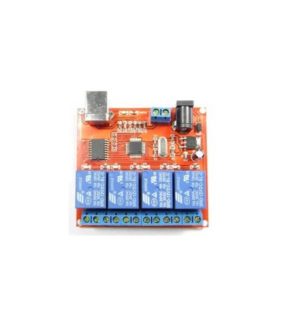 Modulo relè 12V a 4 canali con interruttore di controllo USB