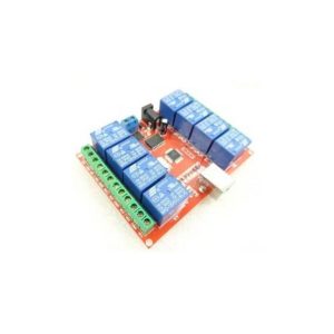 Modulo relè 12V a 8 canali con interruttore di controllo USB