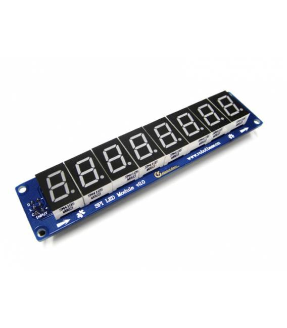 Modulo 8 caratteri 7 segmenti Display Digitale SPI LED (Arduino Compatibile)