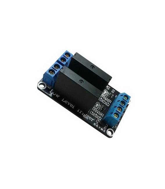 Relè statico a relè a stato solido SSR 5 canali 2 canali con fusibile stabile 240 V 2 A.