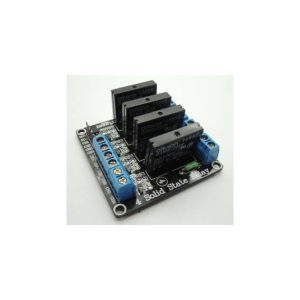 Relè a basso livello a relè a stato solido SSR a 4 canali 5V con fusibile stabile 240V 2A