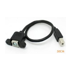 Cavo USB 2.0 da femmina a femmina B per montaggio a pannello 30 cm