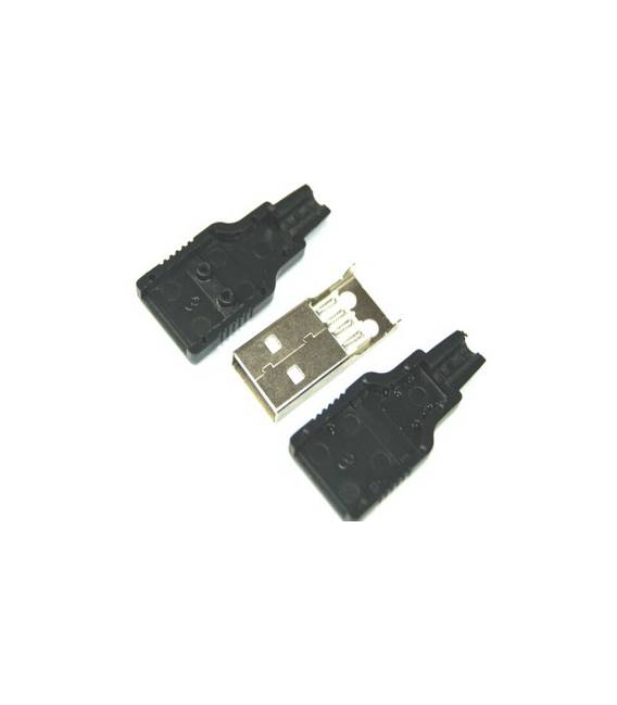 4 pezzi Connettore USB tipo A maschio