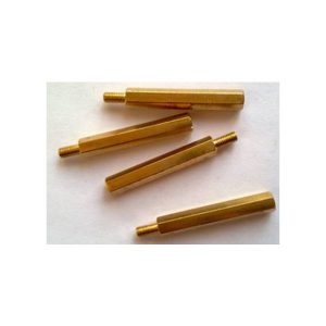 4 pezzi 30MM + 6 M3 filettati esagonali filettati in ottone