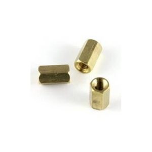 Distanziatore Esagonale in Ottone 6mm Dorato – 6 Pezzi