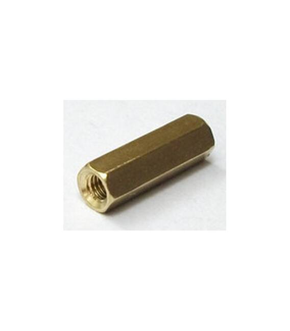 Distanziatore Esagonale in Ottone 15mm Dorato – 12 Pezzi