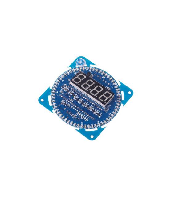 Fai da te DS1302 Kit orologio elettronico a rotazione LED 51 SCM Learning Board