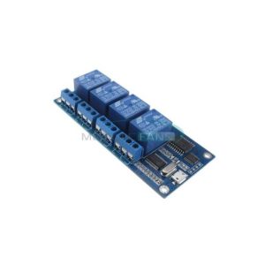 Modulo Relè 4 Canali 5V 10A con Micro USB