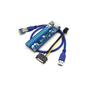 Cavo Alimentazione USB 3.0 PCI-E 1x a 16x 60cm per Mining