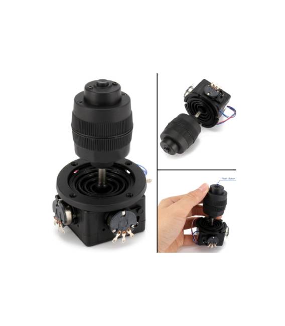 Potenziometro a pulsante nero Joystick Axis JH-D400X-R4