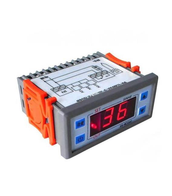 Termostato digitale incorporato XH-W2060 12V Termostato per cella frigorifera per cella frigorifera Termoregolatore Controllo te