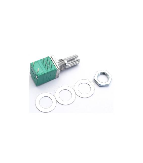 2 Pezzi RV097GS 6Pins Potenziometro doppio B10K con interruttore