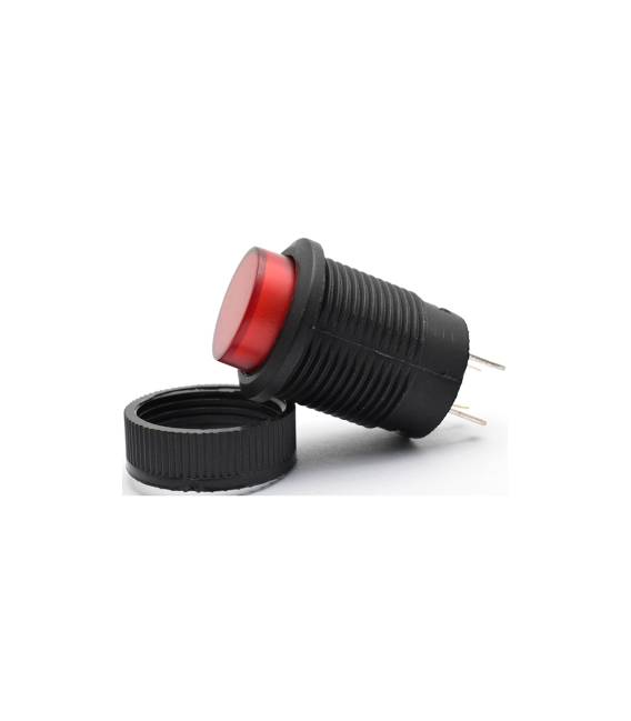 Interruttore a pulsante autobloccante rosso 16MM 3A 250V R16-503AD