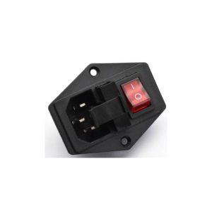 Presa di alimentazione CA 250 V 15 A con fusibile / luce / interruttore