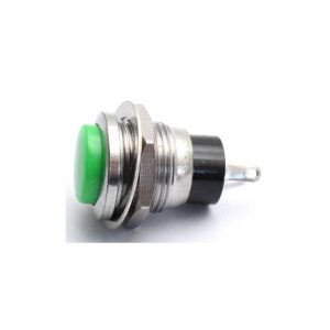 DS-318 / 12mm Botton / Green Nessun interruttore autobloccante