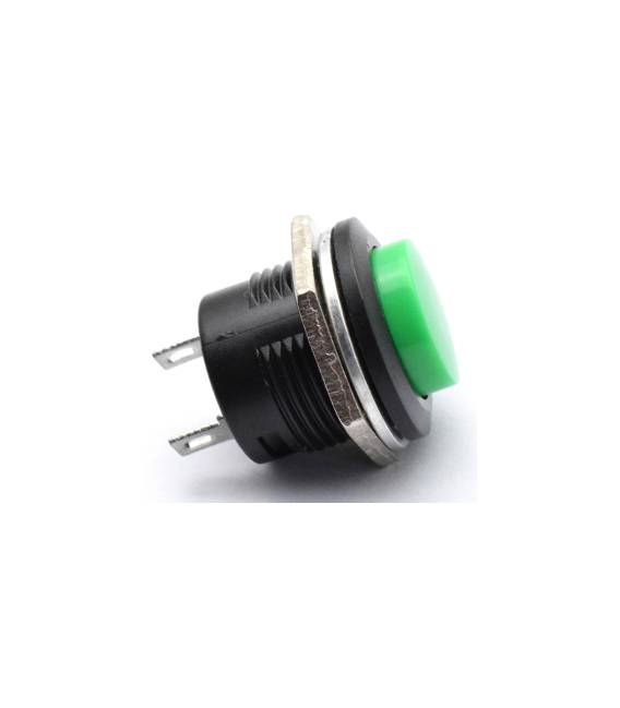 Interruttore R13-507 Verde Diametro 16mm – 3 Pezzi