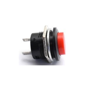 R13-507 / Bottone 16mm / Rosso 16mm Senza interruttore autobloccante