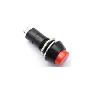 3 pezzi PBS-11A / Botthon rosso da 12 mm con interruttore di blocco automatico / 12 mm