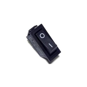 Switch 2 pezzi KCD3 Round nero / KCD3 / 2pins I / O 15A 250V Switch