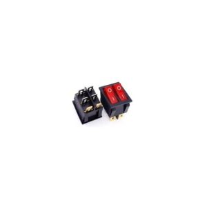 KCD4 Interruttore doppio rotondo / Interruttore doppio / 6 pin 2 Posizioni Interruttore 15A 250V