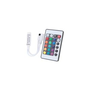 Mini telecomando IR a 24 tasti per luce di striscia a LED 3528 RGB 5050 DC 12V