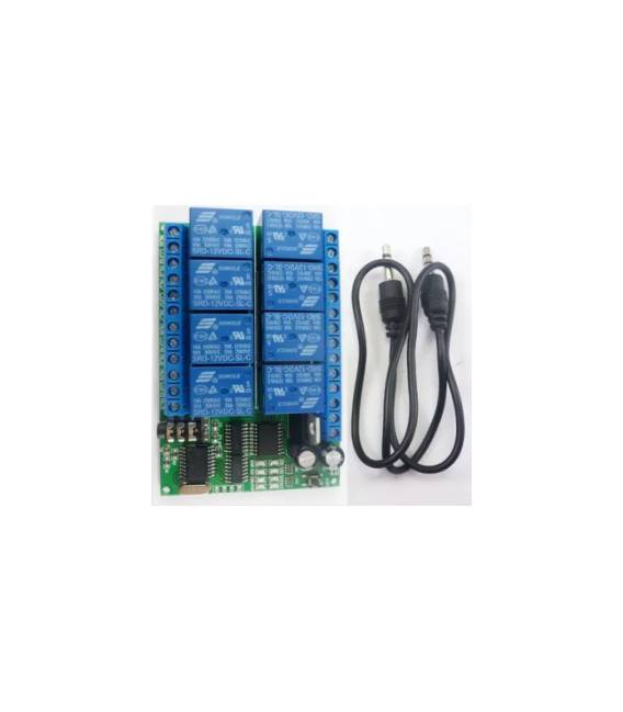 Relè di decodifica audio DTMF a 12 canali 8 canali / controller Smart Home / modulo di controllo remoto
