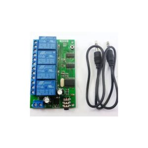Relè di decodifica audio DTMF a 4 canali 12V / controller Smart Home / modulo di controllo remoto
