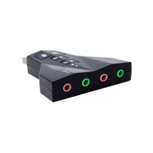 PD560 Desktop Laptop USB 7.1CH Scheda audio con doppia porta per cuffie, doppia porta per microfono