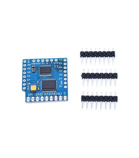 Protezione motore per driver doppio motore WeMos D1 mini I2C TB6612FNG (1A) V1.0.0 M85