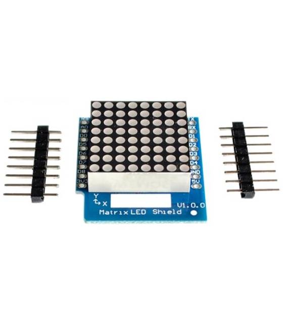Matrix LED Shield V1.0.0 per WEMOS D1 mini 8x8 Matrix Dot Matrix LED