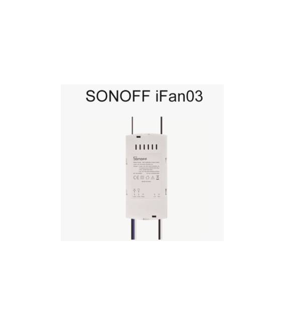 SONOFF iFan03 Centralina Wi-Fi per Ventilatori da Soffitto e Luce con Telecomando RF