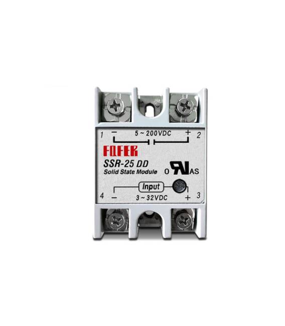 Relè a Stato Solido SSR-25 DD DC-DC 25A 3-32VDC / 5-200VDC