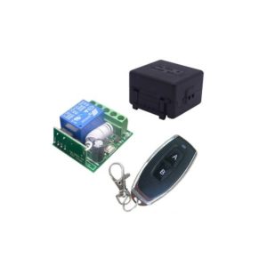 DC12V Ricevitore relè codice apprendimento 1 canale + trasmettitore telecomando wireless professionale 433MHz