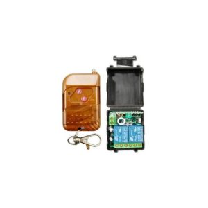 DC12V Ricevitore relè codice apprendimento a 2 canali + trasmettitore telecomando wireless professionale 433MHz
