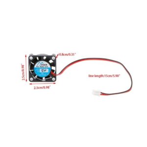 Mini Ventola Raffreddamento 12V MIS. 2507