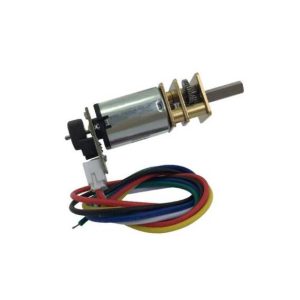 Motoriduttore micro-metallo con encoder - 6V 150 giri / min 100: 1