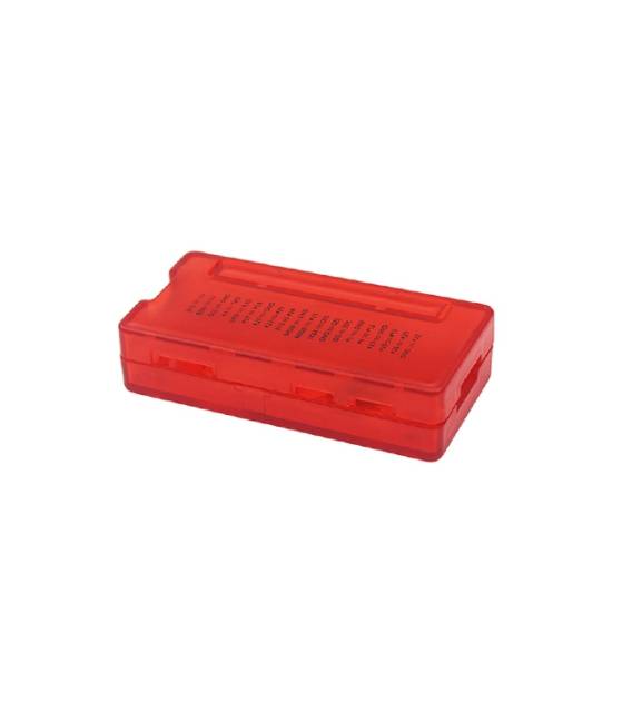 Custodia Protettiva ABS per Raspberry Pi Zero/W/Wh (Rosso)