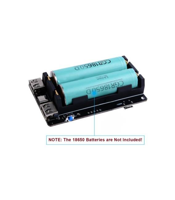 UPS power expansion board, Provide 5V output /Suitable for Raspberry Pi 3B / 3B + / 4B