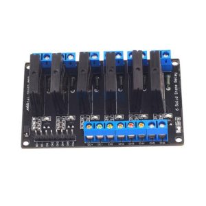 Relè a stato solido SSR a 6 canali con fusibile stabile 240V 2A