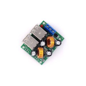 Convertitore Step-Down 36/24/12/9V a 5V 3A con 4 USB per Auto