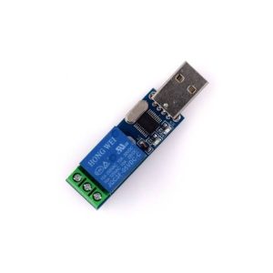 Modulo relè di controllo seriale 5V / scheda / Interruttore di controllo USB per computer a chip singolo / Jog autobloccante