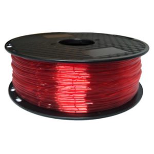 Filamento PETG 1.75mm 1KG Rosso Trasparente Alta Qualità Consumabili per Stampanti 3D