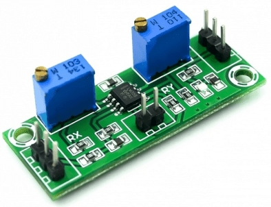 Modulo amplificatore di segnale debole LM358 / Collettore di segnale di alimentazione