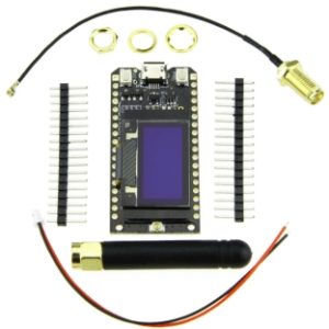 868 mHz TTGO LORA32 868 mHz ESP32 Schermo OLED blu da 0,96 pollici Bluetooth WIFI con cavo