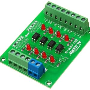 DST-1R4P-N Modulo di isolamento optoaccoppiatore a 4 canali da 5 V a 24 V Scheda di conversione del livello del segnale del PLC Uscita NPN