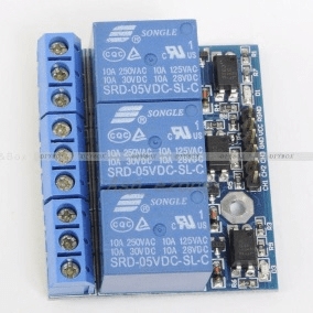Modulo relè a 3 canali 3,3 V 5 V con fotoaccoppiatore per PIC AVR DSP ARM