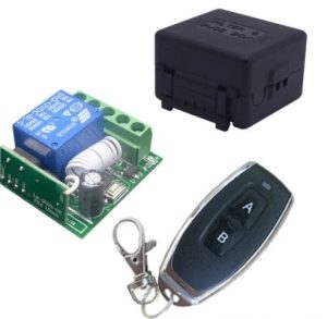 Ricevitore relè di codice di apprendimento a 1 canale DC12V + Trasmettitore telecomando wireless professionale 433 MHz