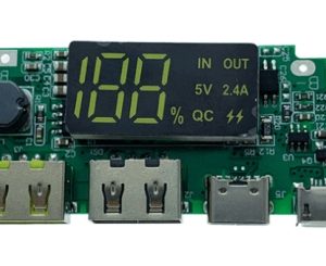 5V 2.4A USB / TYPE-C / Micro USB Interface 18650 Modulo di ricarica per display digitale con batteria al litio